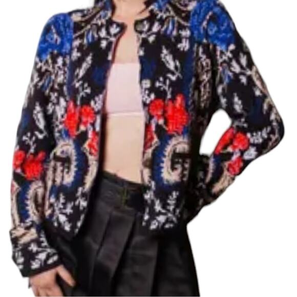 Anthropologie Pilcro Debra Sweater Jacket Cardigan Size Large Like New - Picture 1 of 6